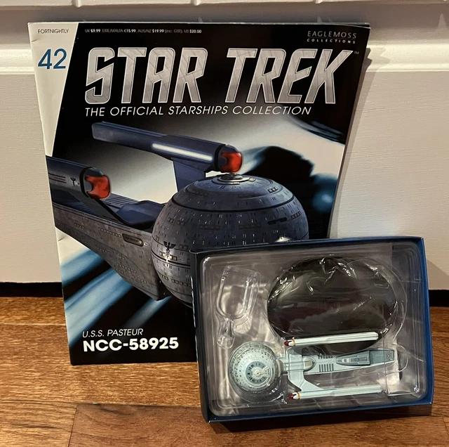 Eaglemoss Star Trek USS Pasteur NCC-58925 Issue 42 With Magazine Starship