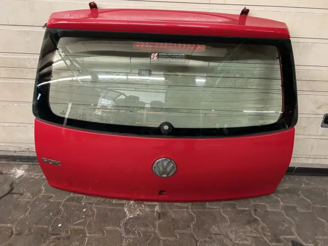 VW Fox [5Z] 1.2L Hecklappe Kofferraum Deckel Klappe Hinten Rot LY3D