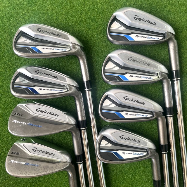 Taylormade Speed Blade Iron Set 4.5.6.8.9+PwAwSw RH Steel KBS C-TAPER 90 Flex S