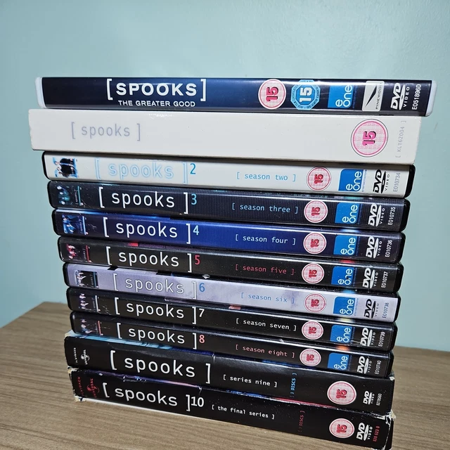 SPOOKS COMPLETE SERIES 1-10 DVD Box Set All Seasons & Movie MI5