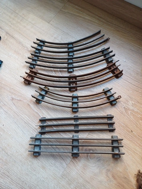 2 Rails traverses en Plastique courbe JEP de 120. voie 0