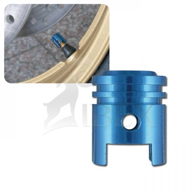 Compatible Avec Yamaha XTZ 750 Super Tenere Ventilkappenset Piston Bleu Ventilka