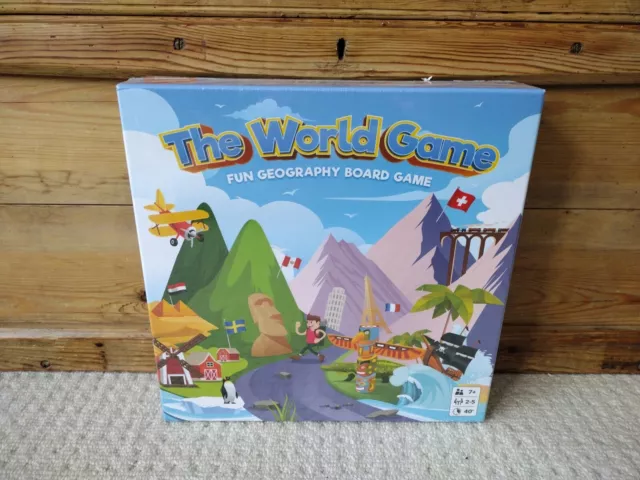 The World Game - Fun Geography Board Game - Educational Game for Kids &  Adults - Cool Learning Gift Idea for Teenage Boys & Girls, 2-5 players