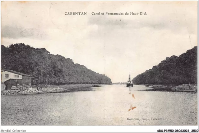 ABXP3-50-0254 - CARENTAN - Canal Et Promenade Du Haut Dick