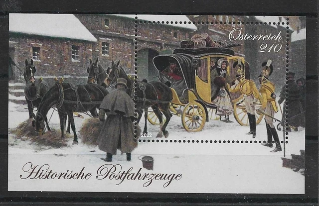 t156 ÖSTERREICH/ Postkutsche MiNr Block 121 **