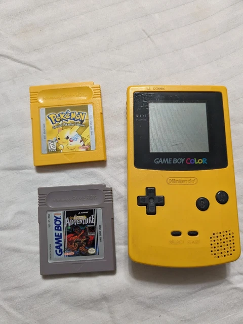 WORKING Nintendo Game Boy Color PLUS 2 Games - Castlevania And Pokemon Pikachu WORKING Nintendo Game Boy Color PLUS 2 Games - Castlevania And Pokemon Pikachu