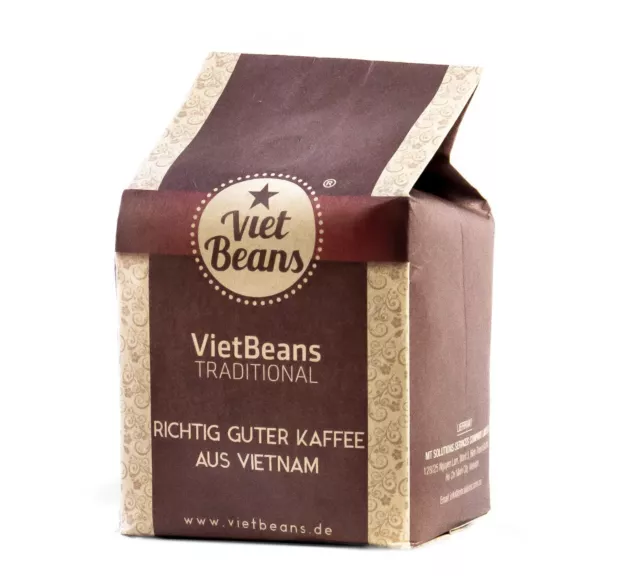 VietBeans Geschenkset - Kaffeegeschenk - 250g Kaffee + 2 Filter + Milch 3