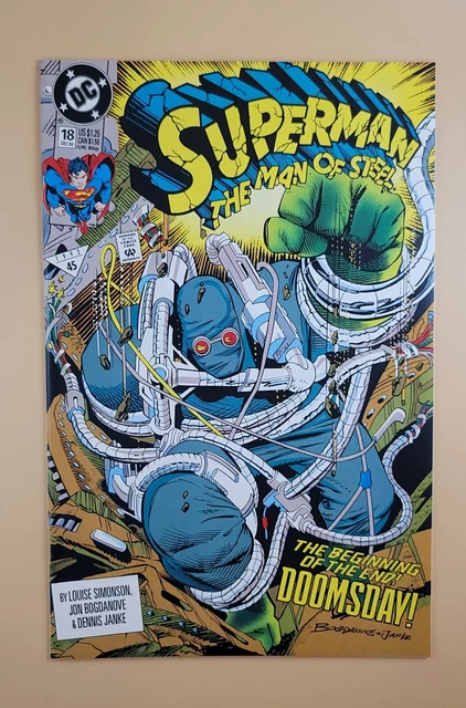 SUPERMAN MAN OF STEEL #18  {1ST DOOMSDAY | 1st PRINTING} [DC COMICS 1992]