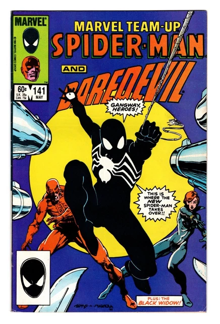 Marvel Team-Up #141 (1984, Marvel) 1st Appearance of Spider-Man's Black Costume