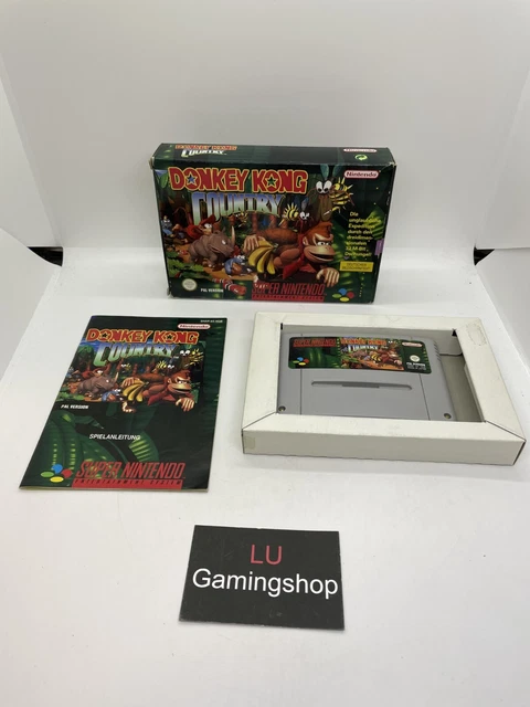 SNES Super Nintendo Spiel Donkey Kong Country in OVP
