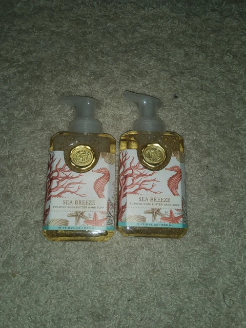 Michel Design Works Foaming Hand Soap 17.8 OZ. Sea Breeze Lot of 2