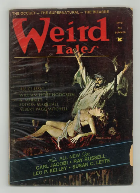 Weird Tales Pulp 1st Series Sep 1974 Vol. 47 #4 GD 2.0 Low Grade