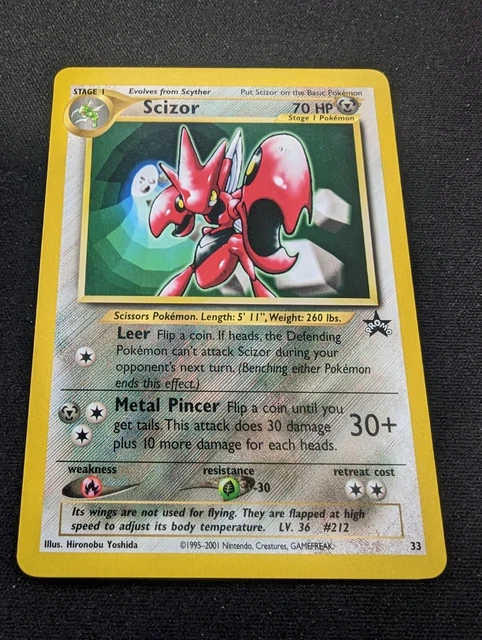 Scizor - Black Star Promo 33 - WoTC Pokemon Card