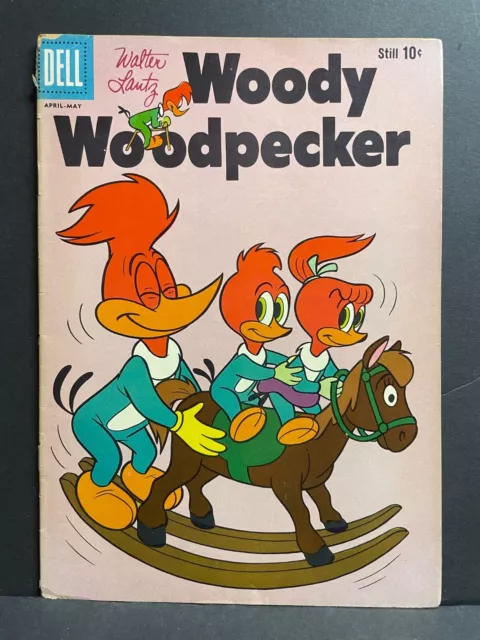 Woody Woodpecker #60 G+  1960  Dell Publishing Low Grade Comic