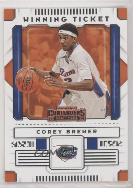 2020-21 Panini Contenders Draft Picks Winning Tickets Corey Brewer #19
