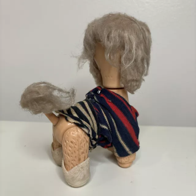 Vintage 1966 Remco TV Jones Poodle Dog Puppy Moving Head Vinyl Rare Toy 3