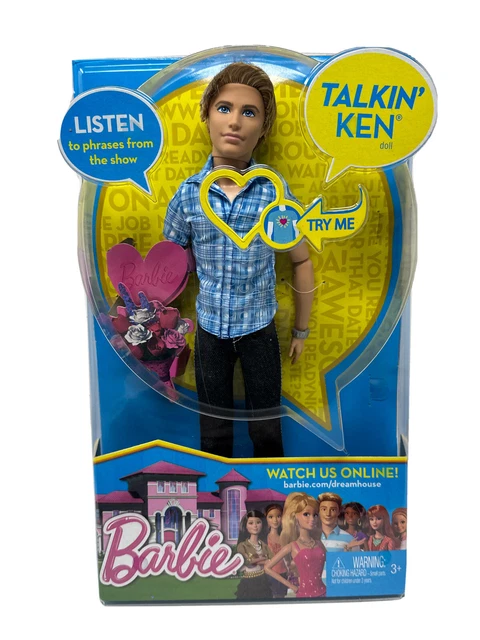 Talking Ken  Doll NRFB Barbie Mattel Life In The Dreamhouse