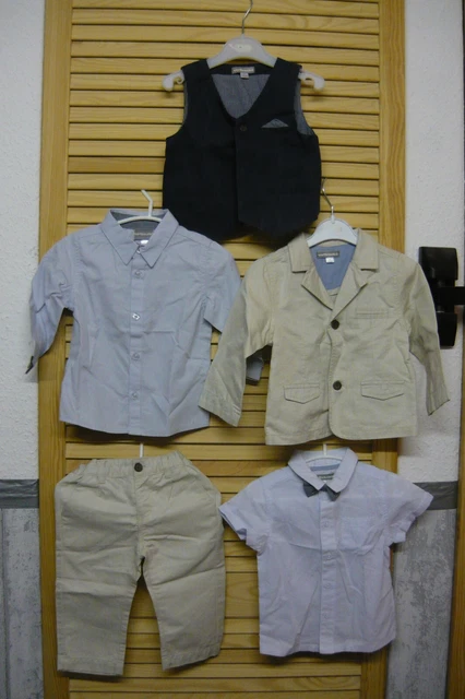 Festlich : Baby/Jungen 6teiliger Anzug~verdbaudet~Weste/Hose/2xHemd/Sacko/Fliege