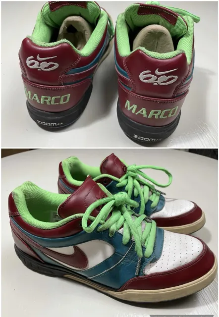 Nike iD 6.0 Multicolored Low Top MARCO Sneaker Shoe 418446-991 Men Size US 11.5
