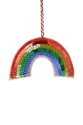 Cody Foster Sequin Rainbow Ornament