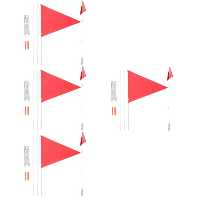 TOGEVAL Fahrradflagge - Reflektierende Sicherheitsflagge Für Kinder