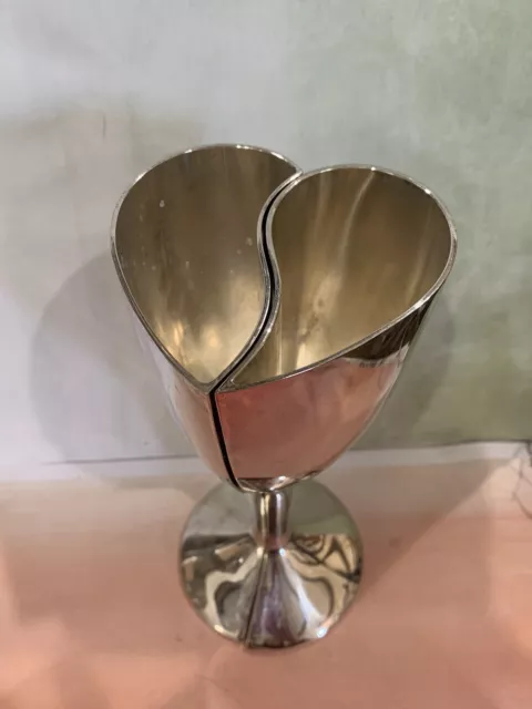 Vintage Lenox Split Heart Goblets