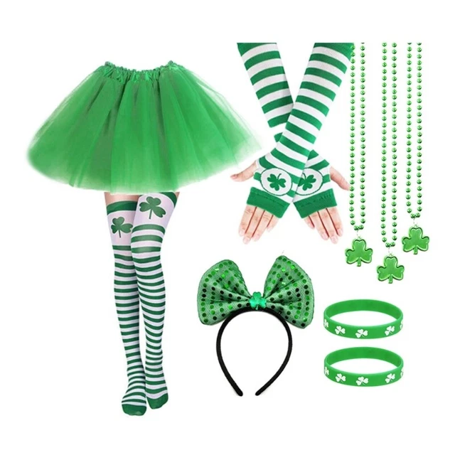 GREEN COSTUME ACCESSORIES StPatrick Day Wear Irish National Day Party