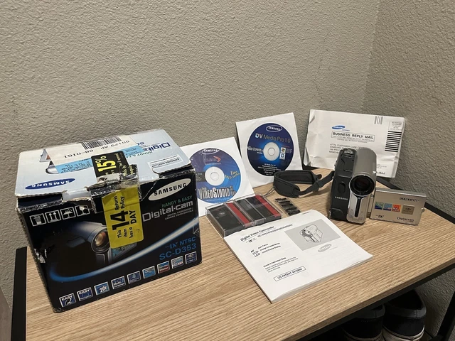 Samsung SC-D353 Mini DV Digital Video Tape Camera Camcorder Bundle-TESTED