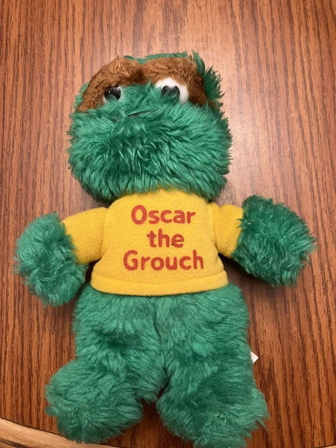 A Vintage 1970s Oscar the Grouch Sesame Street Soft Toy Plush