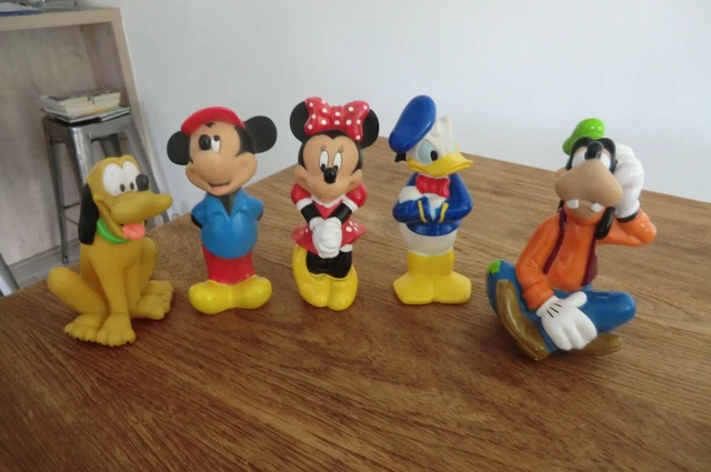 Figurine Disney Pluto Et Donald – Petite Statuette De Collection Neuve Sous Emballage