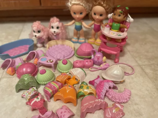 Fisher Price Snap and Style Dolls Dog Huge Set of Clothes & Accessories!