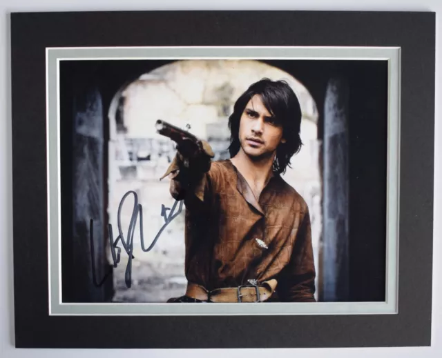 Luke Pasqualino Signed Autograph 10x8 photo display The Musketeers TV COA AFTAL