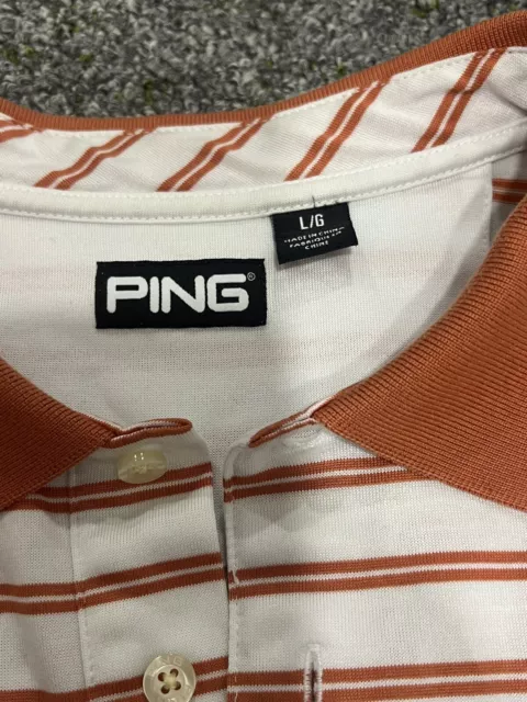 PING MEN’S GOLF Polo Short Sleeve Shirt Men’s Large $14.00 - PicClick
