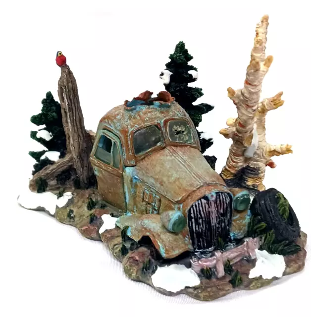 The Old Pickup Truck Bucks County Dept 56 Snow Village Rustic Looking Decor 2