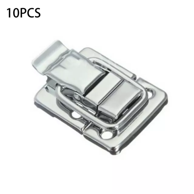 10Pcs Stainless Fastener Toggle Latch Catch Case Suitcase Box Chests Trunk Lock