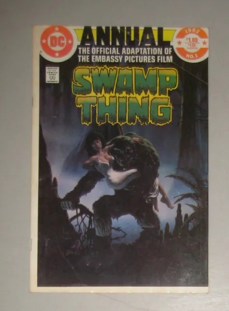 Lot Of 2 Comics, Swamp Thing Annual #1 Dc Comics 1982 And Sherlock Holmes #1