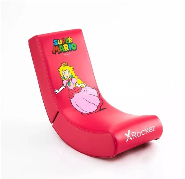 X Rocker Super Mario Video Gaming Rocker Gaming Chair - Pink NEW OPEN !!! X Rocker Super Mario Video Gaming Rocker Gaming Chair - Pink NEW OPEN !!!