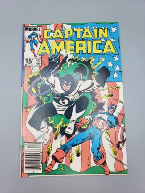 Captain America Volume 1 #312 December 1985 Decade The Nation Marvel Comic Book
