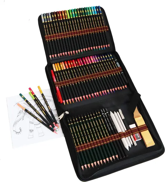 ThEast 60 matite colorate arcobaleno, 7 matite colorate in 1 per bambini,  colori assortiti per disegnare, colorare, schizzi, matite sfuse