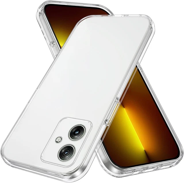 Coque Gel Antichoc Transparente Pour Motorola Moto G15 - Avec Protecteur écran 9H - Neuf