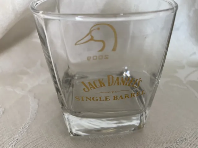 Jack Daniels Single Barrel Select Whiskey Ducks Unlimited 2009 Cocktail Glass