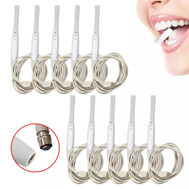 1-10 Kits Dental Intraoral Camera USB Digital Imaging System MD740 Intra Oral