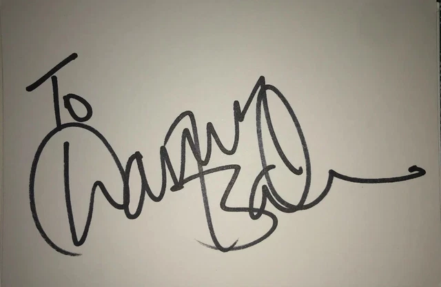 Danny Baker Signed 6X4 White Card Tv Autograph Comedy Writer Radio Dj Presenter