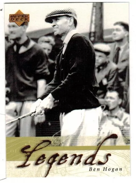 Ben Hogan 2002 02 Upper Deck UD Golf Trading Card Legends Card #48
