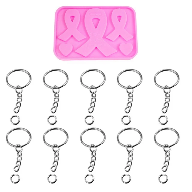 11 Pcs Selbstgemacht Malerei Kunst Harzform Bogenform Seifenset Ton-Kit Schimmel