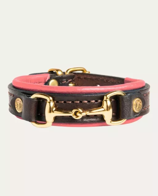 Noble Outfitters On The Bit Vivacious Pink Leather Snaffle Bracelet Horse Gift