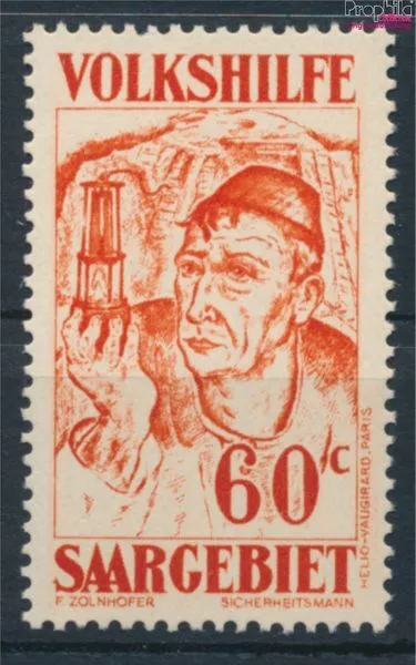 Briefmarken Saarland 1931 Mi 145 postfrisch Kunst (10221218