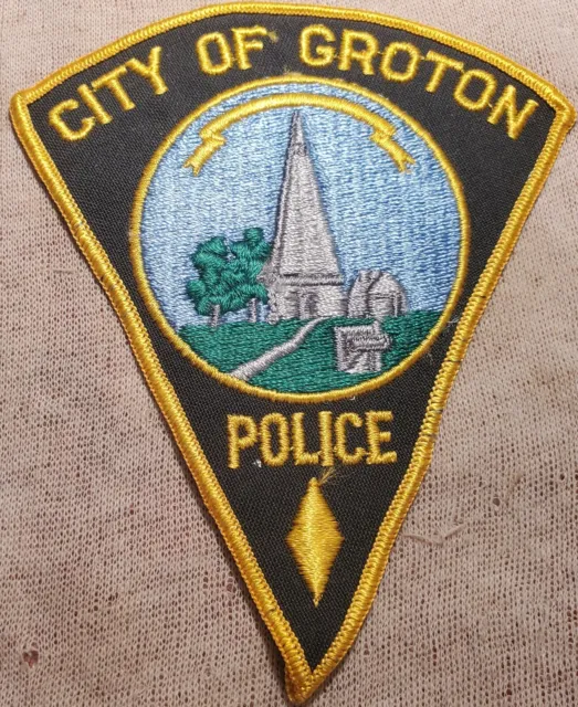CT City of Groton Connecticut Police Shoulder Patch