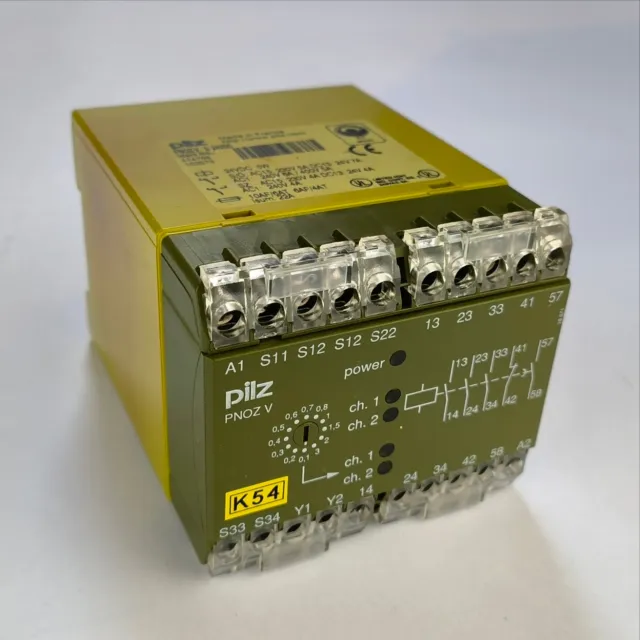 PILZ PNOZ V - 3/ 24VDC Safety Relay 474789 / 102330