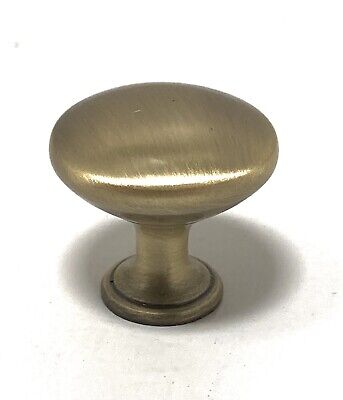 Brushed Golden Nickel 1.25” dia Round Cabinet Desk Drawer Knob Handle Pulls 24pk